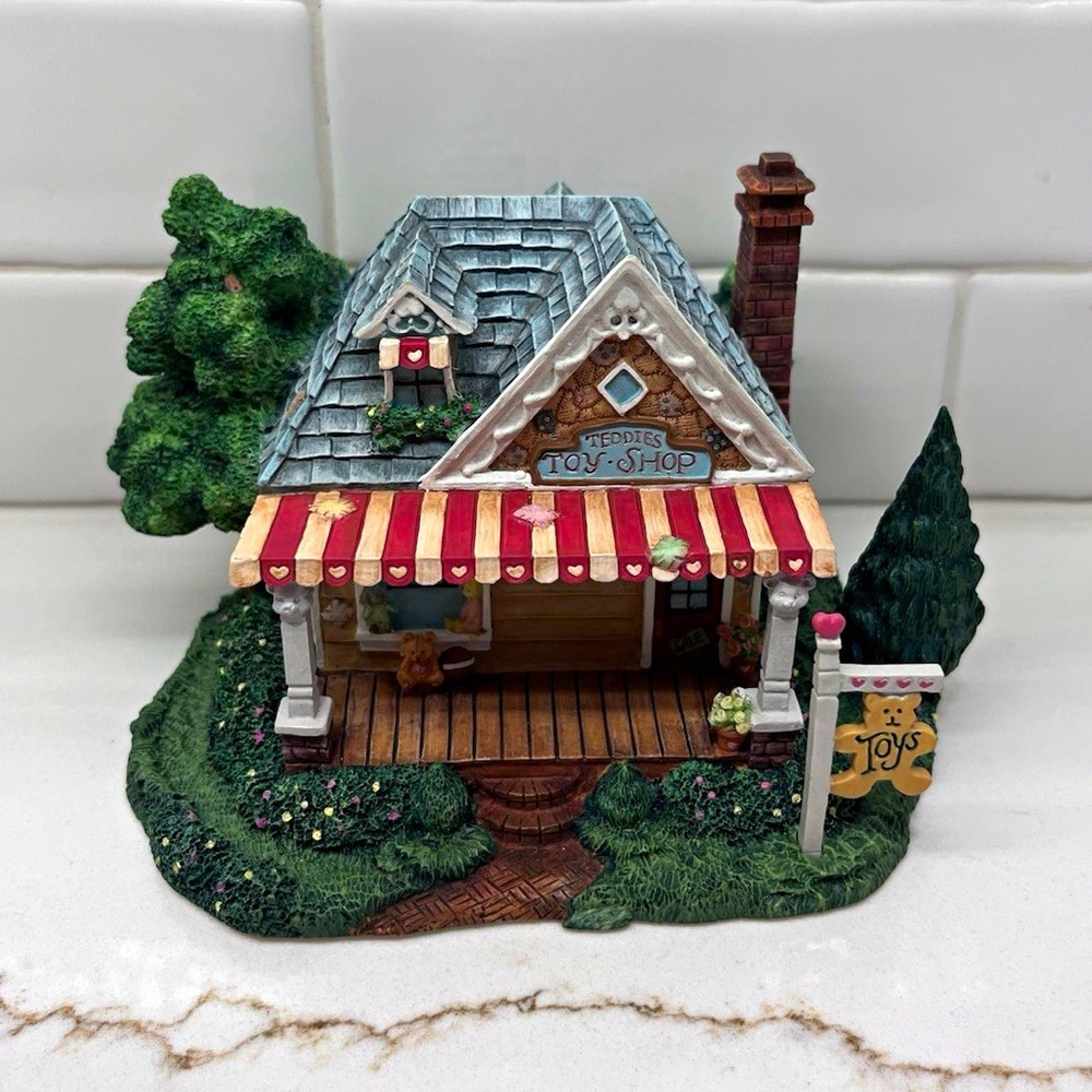 Cherished Teddies Village Toys For Teddies Toy Shop House 1996 Boxed VTG NWOT